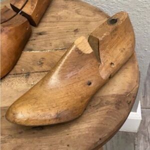 Vintage wood shoe mold